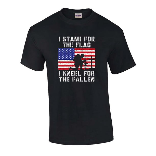 Stand For The Flag Kneel For The Fallen T-Shirt